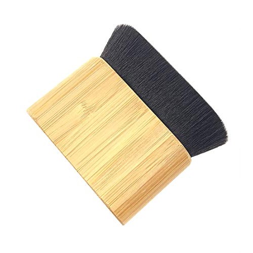 Professional Makeup Kabuki Foundation Brush for Face and Body Makeup, Bamboo ...
