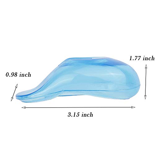 Gofypel Ear Cover Silicone Hair Dye Shield Blue Ear Protection Reusable for H...
