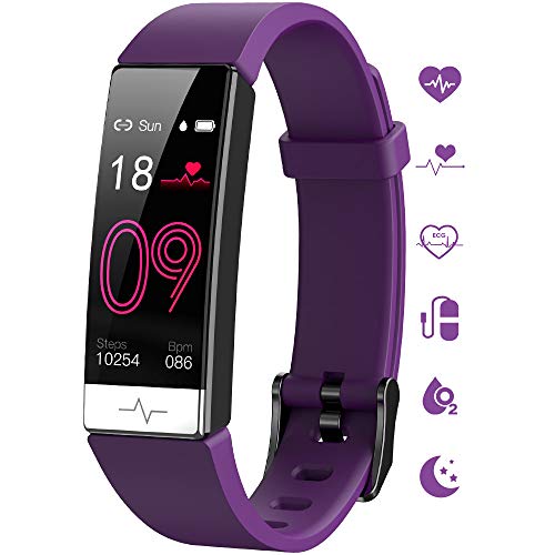 Fitness Tracker,Heart Rate Monitor IP68 Waterproof Activity Tracker HRV Healt...