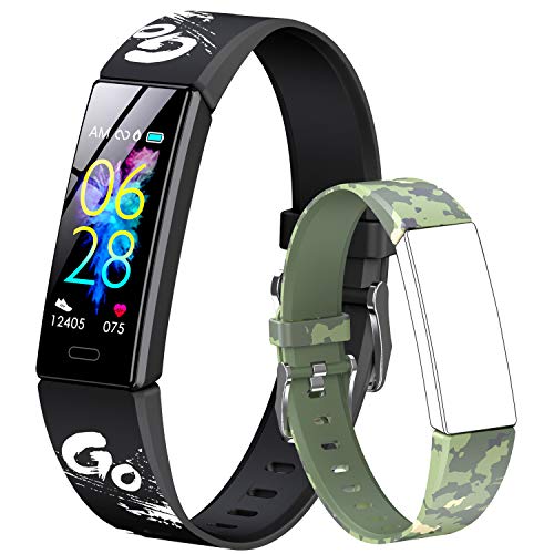 GOGUM Slim Fitness Tracker with Replacement Band for Kids Girls Boys Teens Ag...