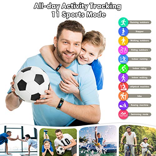 GOGUM Slim Fitness Tracker with Replacement Band for Kids Girls Boys Teens Ag...