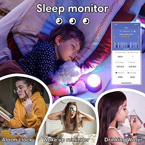 GOGUM Slim Fitness Tracker with Replacement Band for Kids Girls Boys Teens Ag...