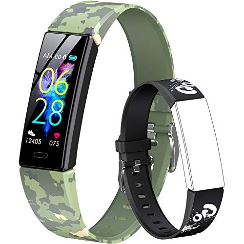 GOGUM Slim Fitness Tracker with Replacement Band for Kids Girls Boys Teens Ag...
