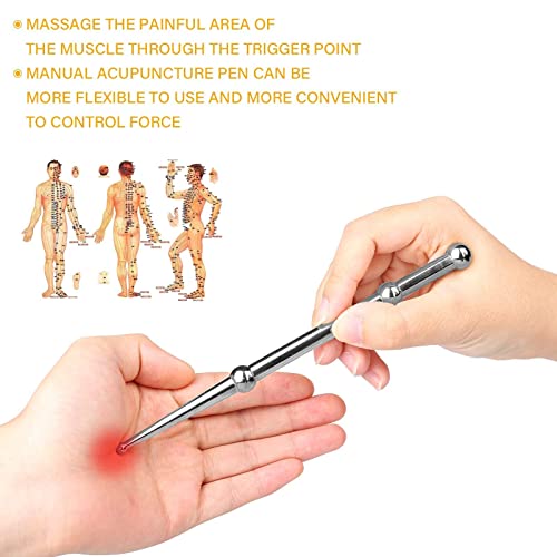 GOHIKING Manual Acupuncture Pen Facial Tool for Reflexology, Trigger Point Ma...