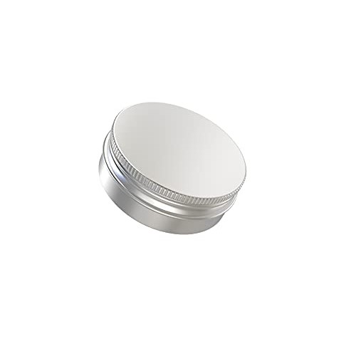 20 Pcs 0.5 Ounce Aluminum Tin Jar 15 ML Refillable Container, with Screw Lid,...