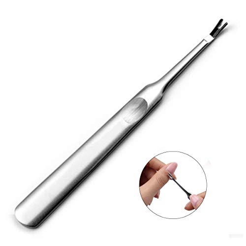 Dead Skin Remover Fork, Gojiny Nail Art Stainless Steel Dead Skin Remover For...