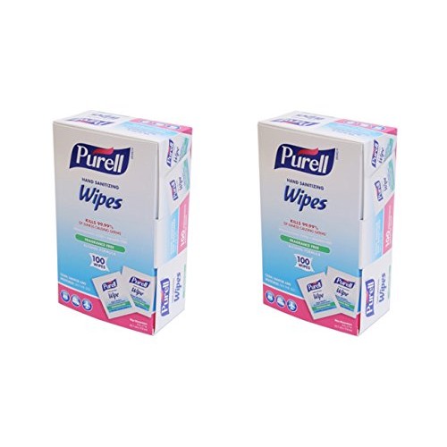 GOJO : PURELL Premoistened Sanitizing Hand Wipes, 5 x 7, 100/Box -:- Sold as ...