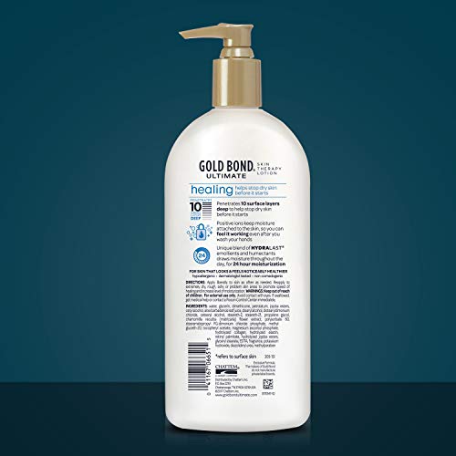 Gold Bond Healing Skin Therapy Lotion with aloe 20 oz., Non-Greasy & Hypoalle...