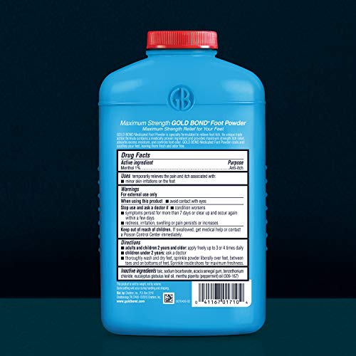 Gold Bond Maximum Strength Foot Powder, Multi, 10 Ounce