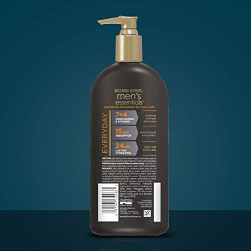 Gold Bond Men's Essentials Hydrating Lotion 14.5 oz., Everyday Moisture for D...