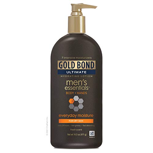 Gold Bond Men's Essentials Hydrating Lotion 14.5 oz., Everyday Moisture for D...