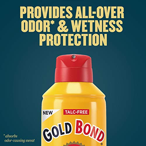 Gold Bond No Mess Talc-Free Body Powder Spray, 7 oz., Classic Scent