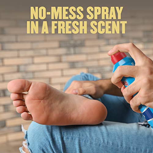 Gold Bond No Mess Talc-Free Foot Powder Spray 7 oz, Fresh Scent