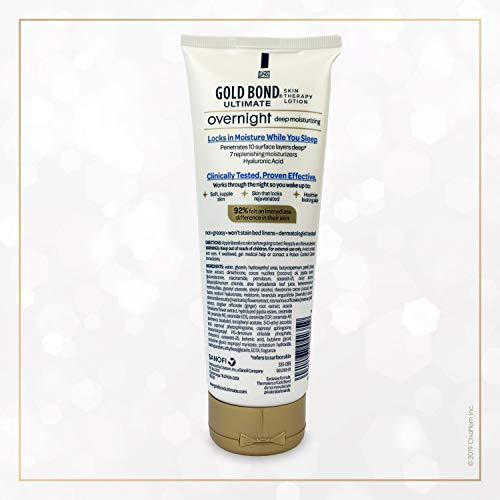 Gold Bond Overnight Deep Moisturizing, Skin Therapy Lotion With Calming Scent...