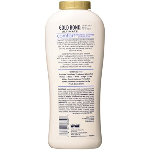 Gold Bond Ult Pwdd Size 10 Oz Gold Bond Ultimate Comfort Body Powder With Alo...