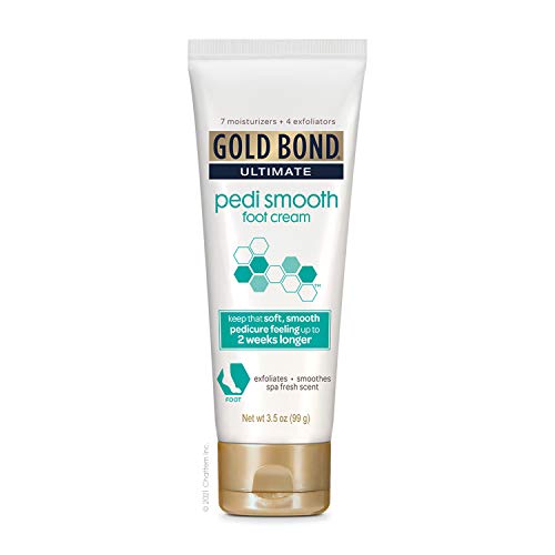 Gold Bond Ultimate Pedi Smooth Foot Cream 3.5 oz., Fresh Spa Scent, Exfoliate...