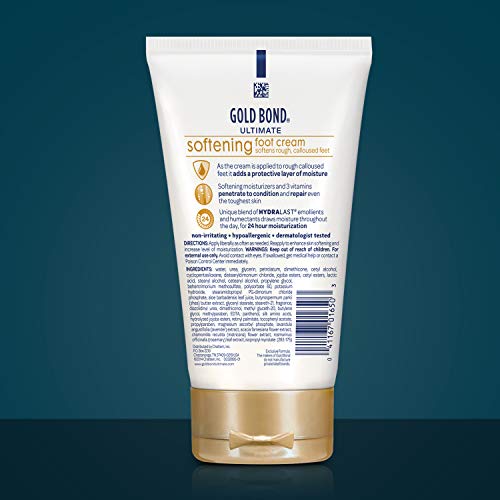 Gold Bond Ultimate Softening Foot Cream With Shea Butter to Soften Rough & Ca...