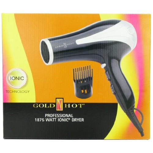 Gold 'N Hot 1875-Watt Professional Dryer with Tourmaline