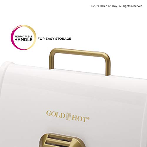 Gold 'N Hot Professional Ionic Soft Bonnet Hair Dryer | Reduce Frizz for Natu...