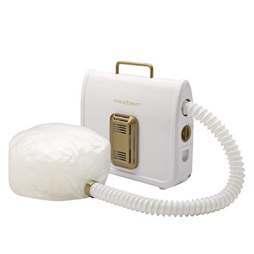 Gold 'N Hot Professional Ionic Soft Bonnet Hair Dryer | Reduce Frizz for Natu...