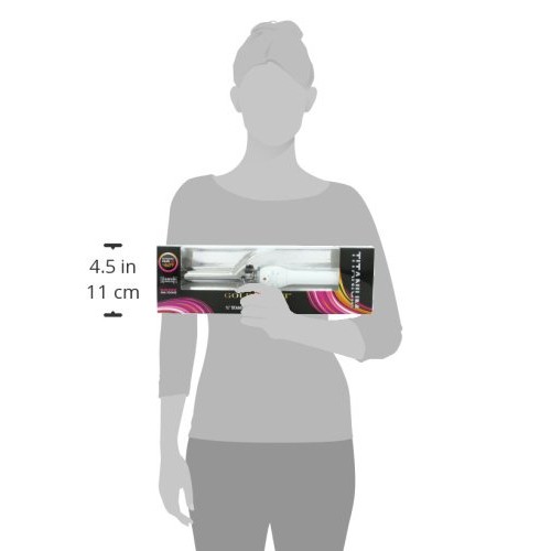 Gold 'N Hot Professional Titanium Spring Curling Iron, 3/4 Inch