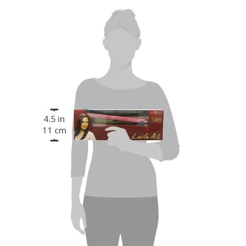 Gold 'N Hot Signature Series Laila Ali Professional Titanium Led Straightenin...
