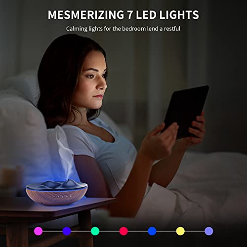 GOLDNILE Essential Oil Diffuser & Portable White Noise Machine，Soothing High...