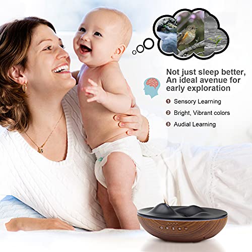 GOLDNILE Essential Oil Diffuser & Portable White Noise Machine，Soothing High...