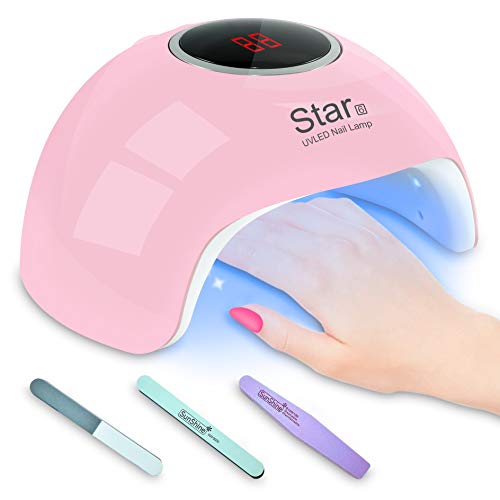 UV LED Nail Lamp,24W Gel Nail Lamp with 3 Timer Setting,Golspark Nail Dryer P...