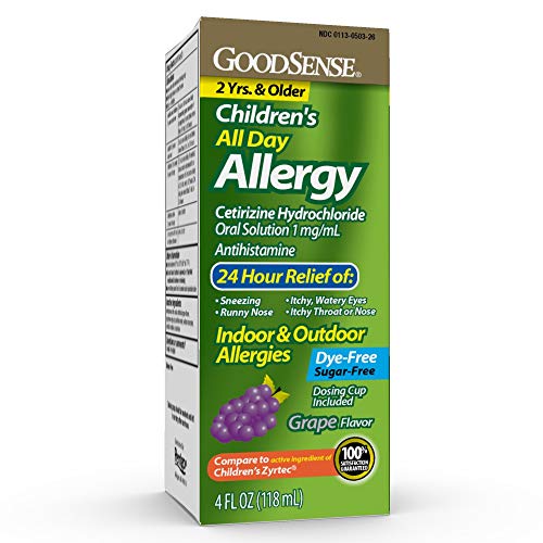 GoodSense Children’s All Day Allergy, Cetirizine Hydrochloride Oral Solution ...