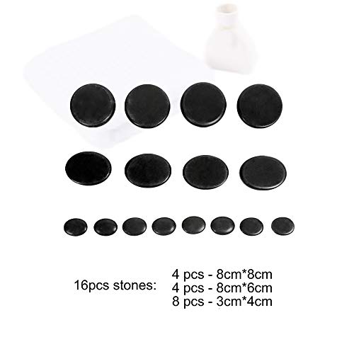 Goodtar Portable Hot Stones Warmer Set Spa Salon Massage Digital Electric Hea...