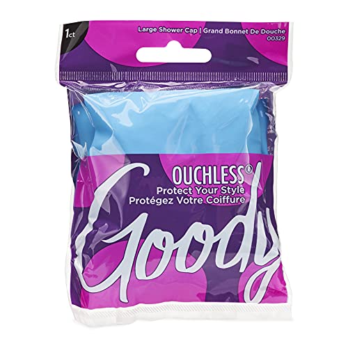 Goody Styling Essentials Durable Waterproof Shower Cap, 1 Count (Colors May V...