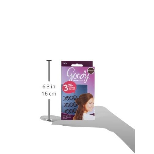 Goody Hair Simple Styles Mini Spin Hair Pin, Great for All Hair Types, Colors...