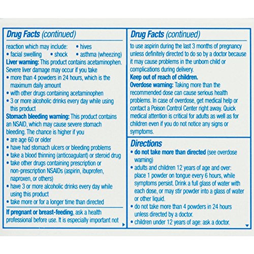 Goody's Back and Body Pain Relief Powder, 24 Count