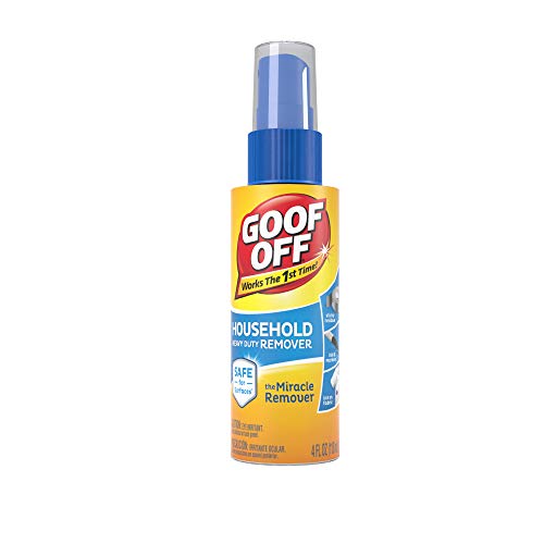 Goof Off Household Heavy Duty Remover, 4 fl. oz. Spray, For Spots, Stains, Ma...