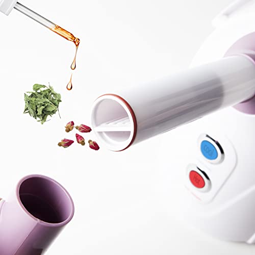 Nano Facial Steamer with Extendable Arm, Cold/Warm/Hot Face Steamer for Facia...