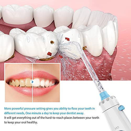 Water Flosser, GOOLUC Water Flossers for Teeth/Braces Cleaning, 10 Pressure L...