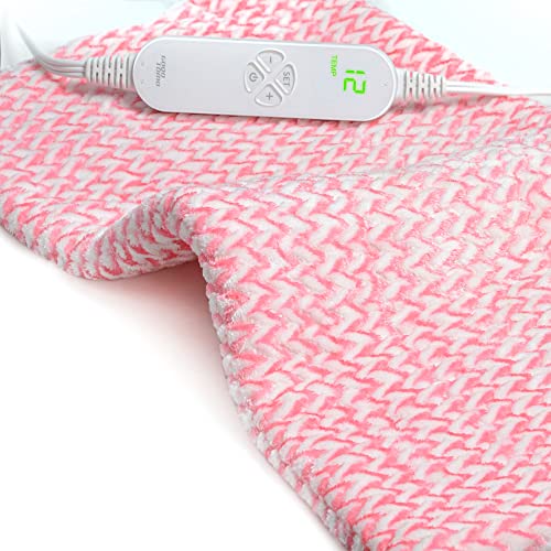 GOQOTOMO Fast-Heating Electric Heating Pad for Back/Waist/Abdomen/Shoulder/Ne...