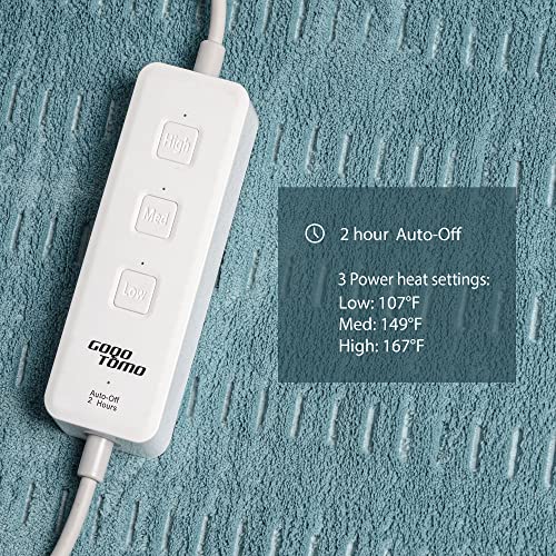 GOQOTOMO Heating Pad Fast-Heating Technology for Back/Waist/Abdomen/Sh-oulder...