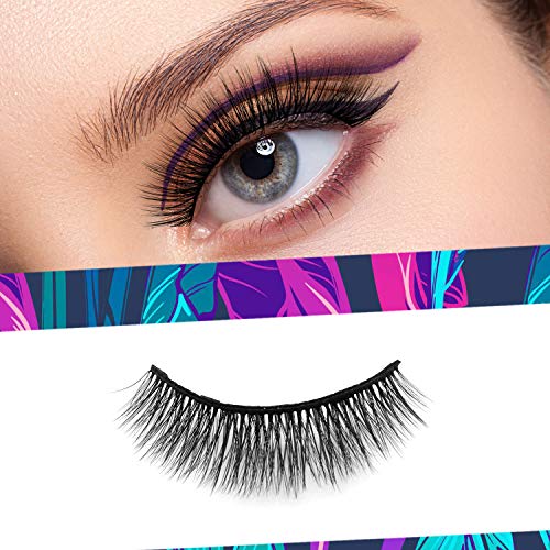 Gorota 5 Pairs Reusable Magnetic Eyelashes with 2 Tubes of Magnetic Eyeliner ...