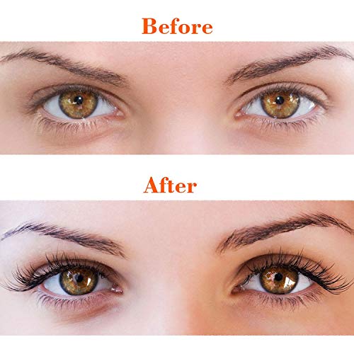 Gorota 5 Pairs Reusable Magnetic Eyelashes with 2 Tubes of Magnetic Eyeliner ...