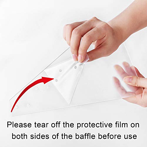 Gospire 6 Tier Clear Acrylic Nail Polish Ink Rack Sunglasses Organizer Eyegla...