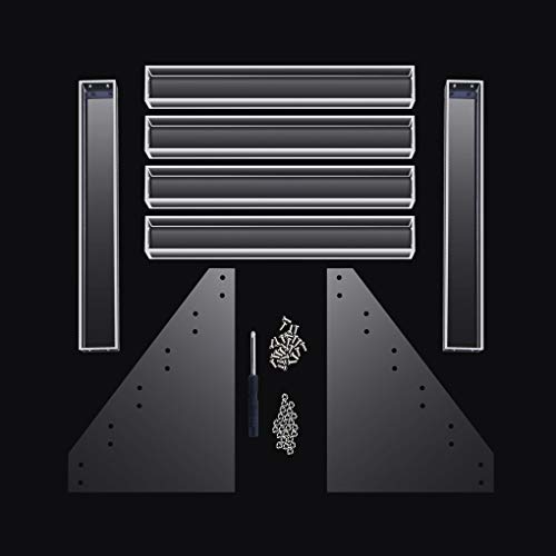 Gospire 6 Tier Clear Acrylic Nail Polish Ink Rack Sunglasses Organizer Eyegla...