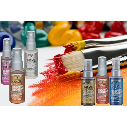 got2b GLOW'RIOUS Metallic Shimmer Hair Glitter & Body Glitter Duel Spray 1.69...