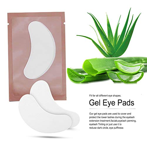 100 Pairs Eyelash Extension Eye Pads - Lint Free - Hydrogel Eye Patch/Lash Ex...