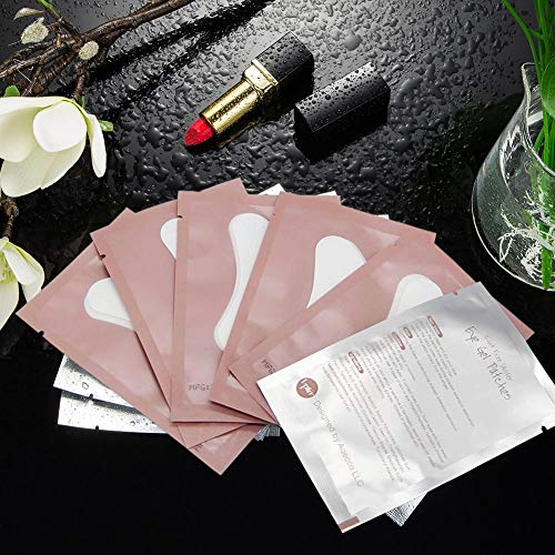 100 Pairs Eyelash Extension Eye Pads - Lint Free - Hydrogel Eye Patch/Lash Ex...
