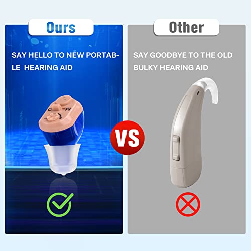 New Hearing Aids, Rechargeable Hearing Amplifier to Aid Adults Seniors Hearin...