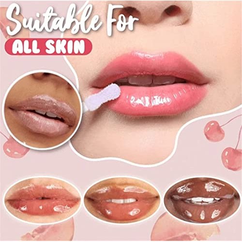 Syrup Cosmetics Lip Plumper - 2 Sets Syrup Day and Night Lip Plumper, Flawles...