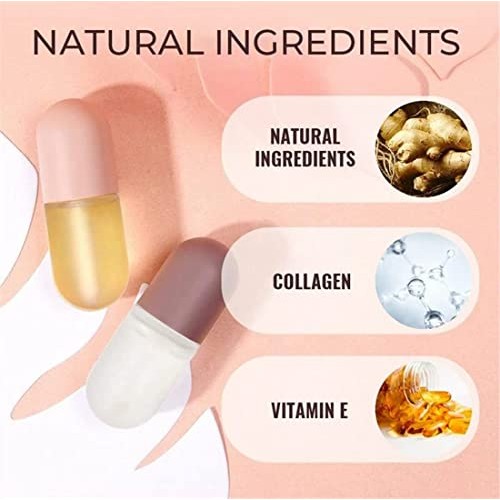 Syrup Cosmetics Lip Plumper - 2 Sets Syrup Day and Night Lip Plumper, Flawles...