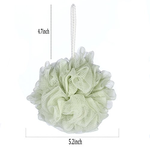 Goworth Large Bath Shower Sponge Pouf Loofahs 4 Packs 60g Each Eco-friendly E...